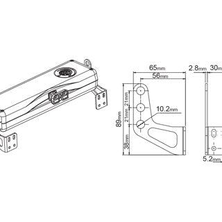 ACK5 Chain Actuator - Large Swivel Bracket - Electric-Gate Kits